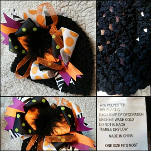 7 Infant Hats and 5 Headband Bundle - Picture 3 of 8